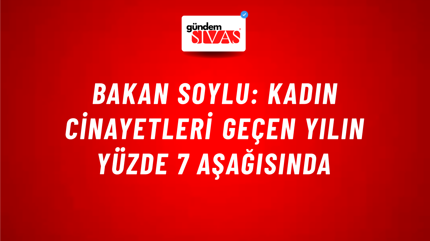 Bakan Soylu: Kadın cinayetleri geçen yılın yüzde 7 aşağısında