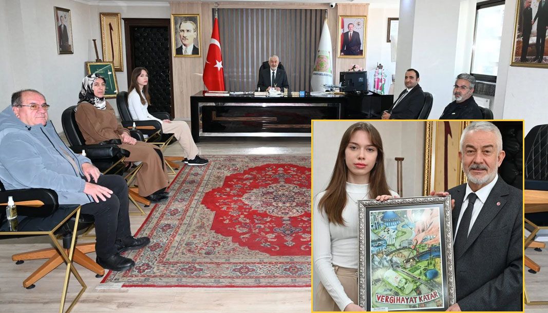 Başkan Başdeğirmen Nisa Ceylin Falay’ı tebrik etti - Birlik Haber Ajansı