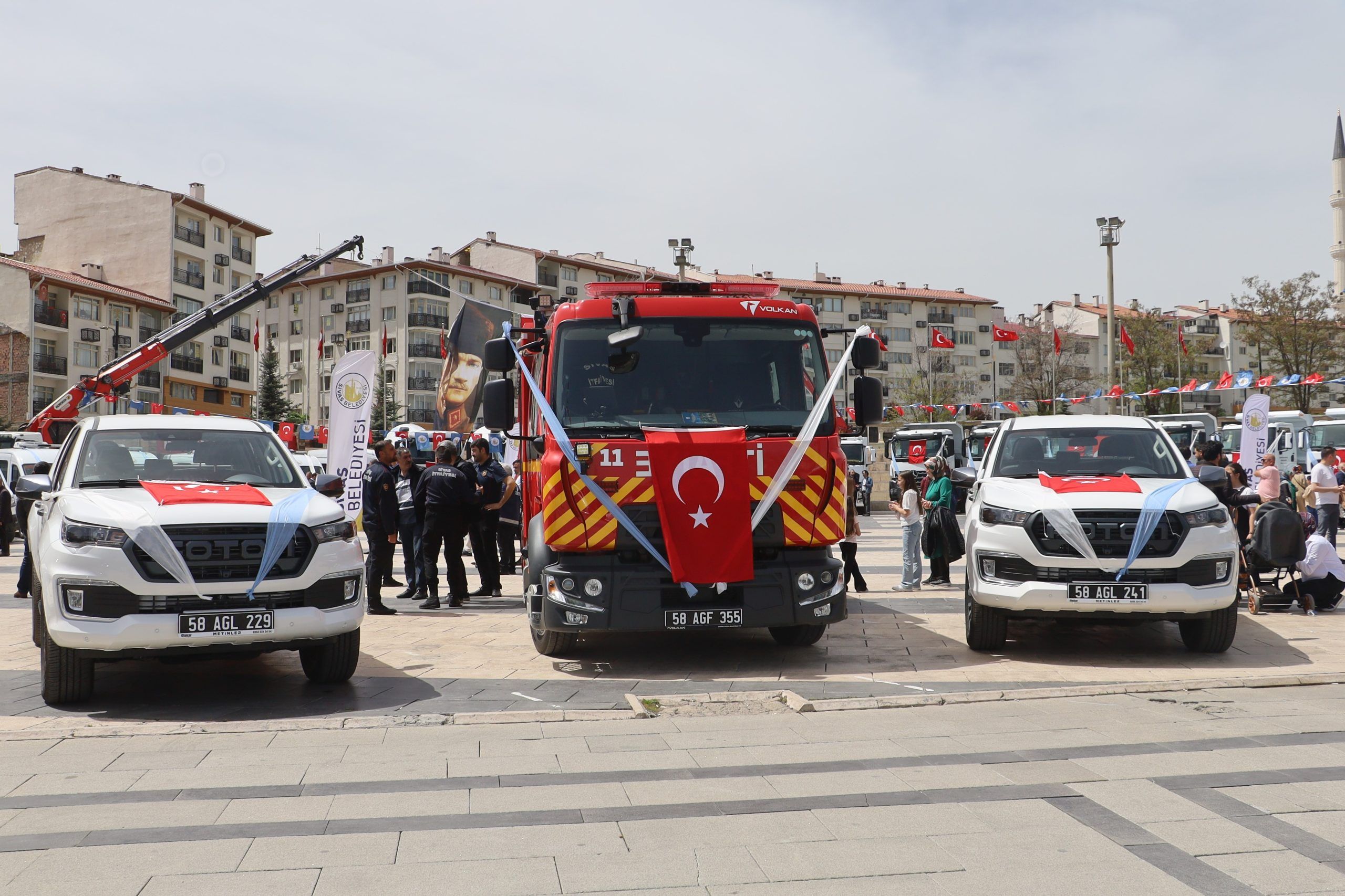 Sivas Belediyesi Araç Filosuna 51 Yeni Araçla Güç Kattı