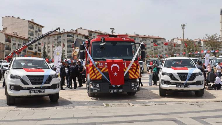 Sivas Belediyesi Araç Filosuna 51 Yeni Araçla Güç Kattı