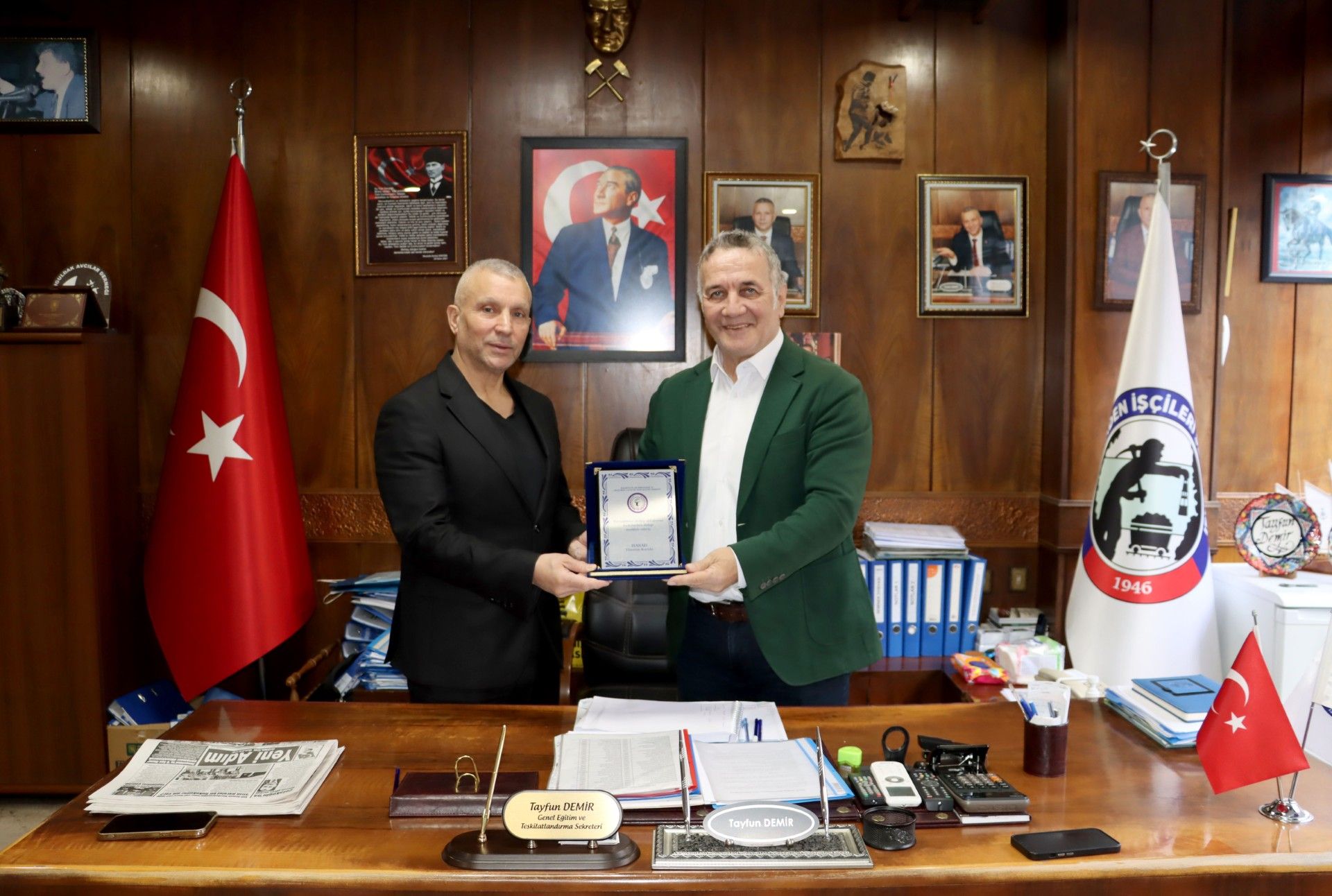 Orhan Yazıcı'dan Tayfun Demir'e ziyaret - Birlik Haber Ajansı