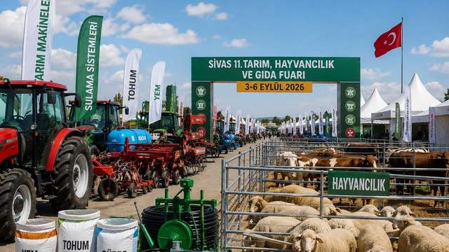 Sivas Tarım ve Hayvancılık Fuarı 3 Eylül’de Başlıyor