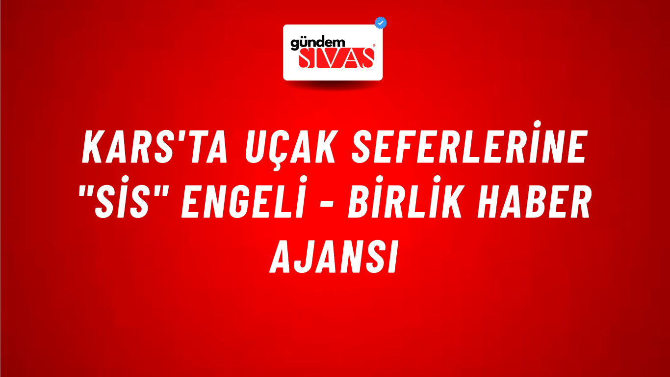 Kars'ta uçak seferlerine "sis" engeli - Birlik Haber Ajansı