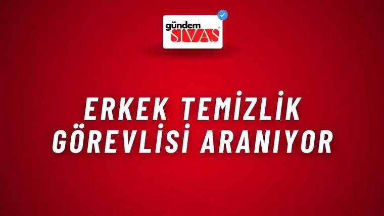 Kırmızı zemin üzerinde üstte “gündem SİVAS” logosu, ortada büyük beyaz harflerle duyuru metni yer alıyor.