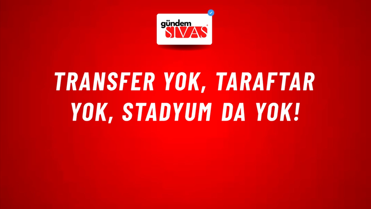 Transfer yok, taraftar yok, stadyum da yok!