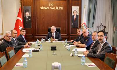 Sivas’ta Güvenlikten Trafiğe, Yağışlardan Kene Vakalarına Kadar Kritik Değerlendirme