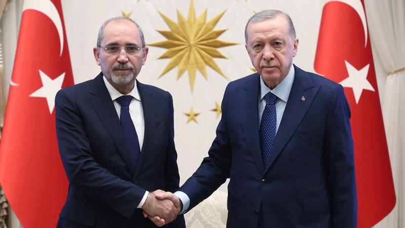 Cumhurbaşkanı Erdoğan, Ürdün Dışişleri Bakanı Safedi ile bir araya geldi - Birlik Haber Ajansı