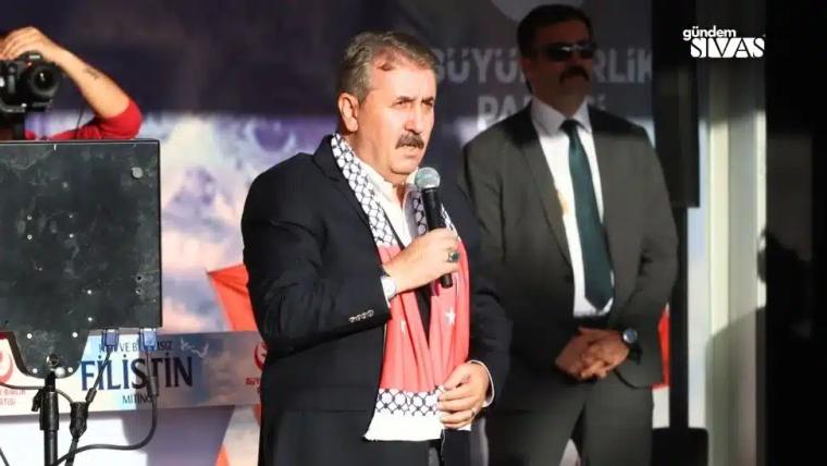 Destici'den Filistin'e Destek Mitingi