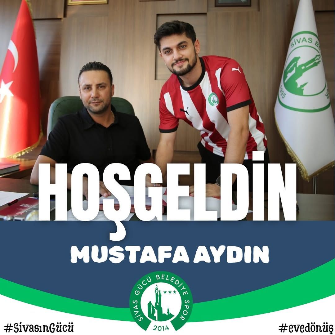 Sivas Belediyespor, Mustafa Aydın'ı Kadrosuna Kaptı