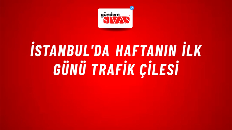İstanbul'da haftanın ilk günü trafik çilesi