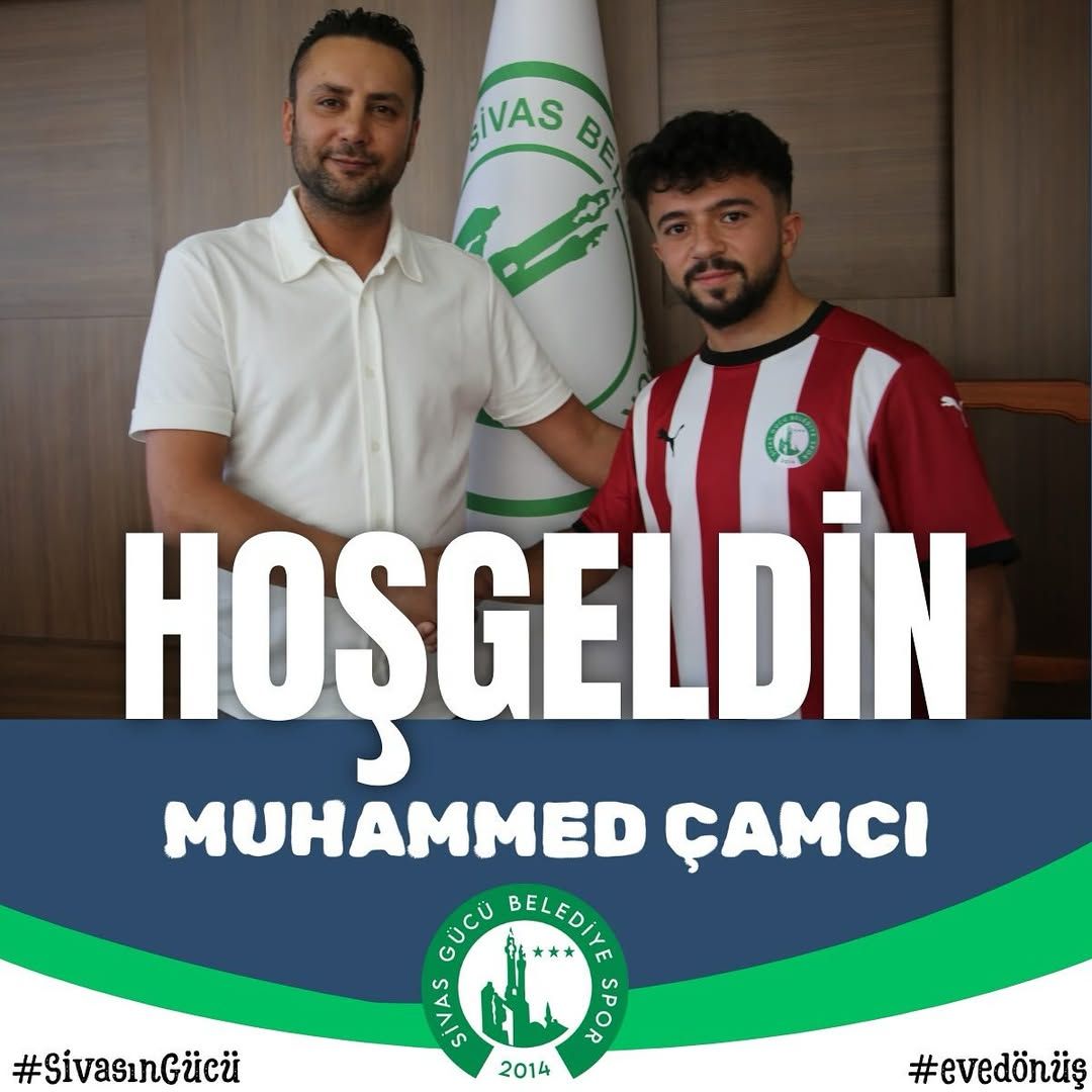 Sivas Belediye Spor, Muhammed Çamcı ile Anlaştı