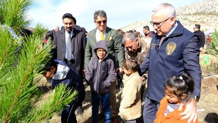 Sivas'ta ÇOGEP Kapsamında Fidan Dikim Etkinliği Düzenlendi