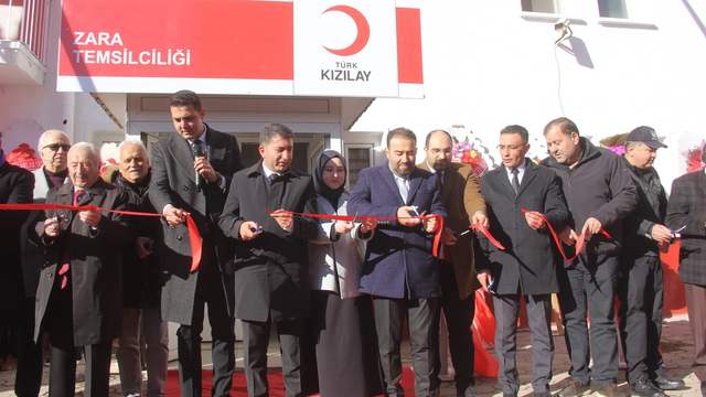 Türk Kızılay Zara Temsilciliği Yeni Hizmet Binasına Kavuştu
