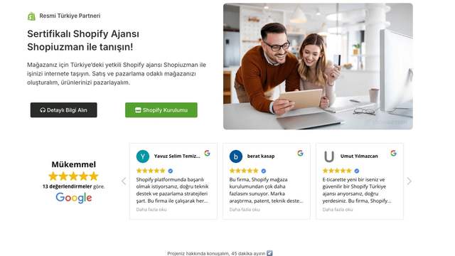 Shopify Uzmanı ile E-Ticarete Hemen Başlayın, Satışlarınızı Artırın!