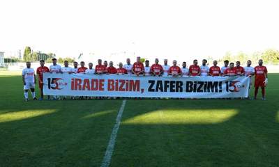 15 Temmuz Şehitleri İçin Aynı Sahada Buluştular!