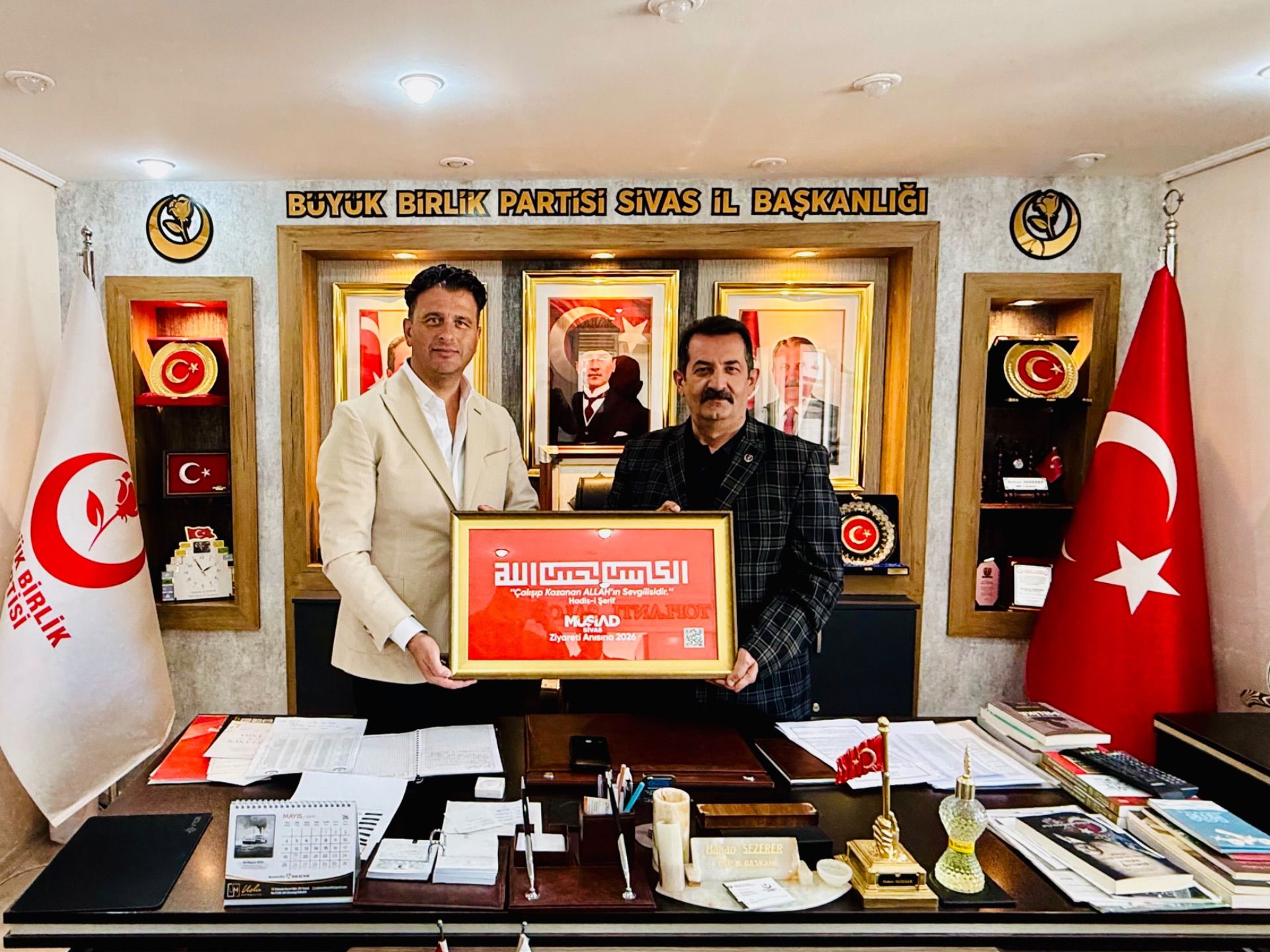 Sivas’ta Dikkat Çeken Buluşma: MÜSİAD Sivas’tan BBP’ye Ziyaret