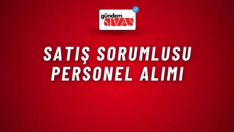 Kırmızı zeminli duyuru grafiğinde üstte Gündem Sivas logosu, ortada büyük beyaz yazılar yer alıyor.