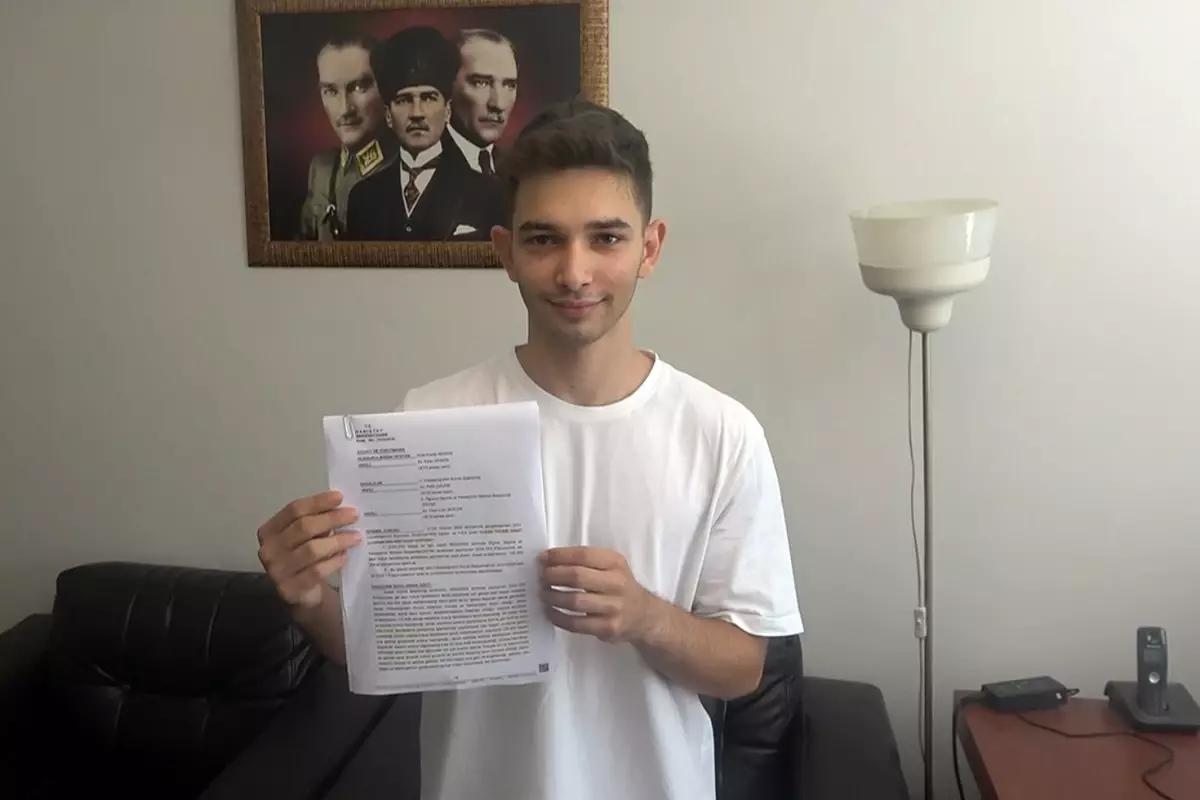 YKS’de Hukuk Barajı Davasını Kazanan Arda Kuzey Keskin Hukuk Fakültesine Yerleşti
