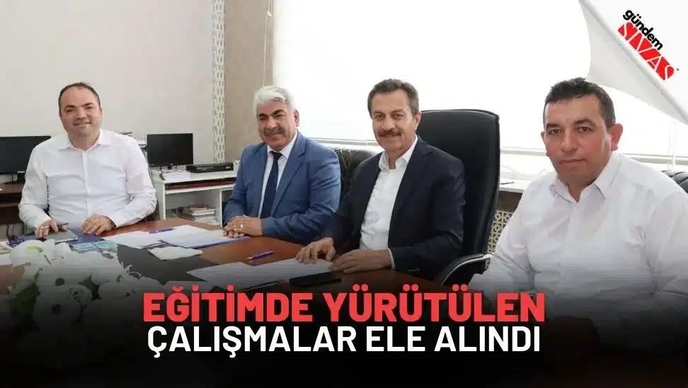 Eğitimde Yürütülen Çalışmalar Ele Alındı