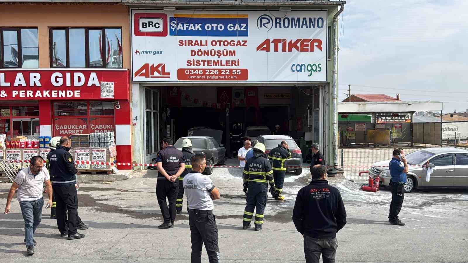 5 kişi yaralandı, Sivas’taki LPG istasyonunda inceleme sürüyor