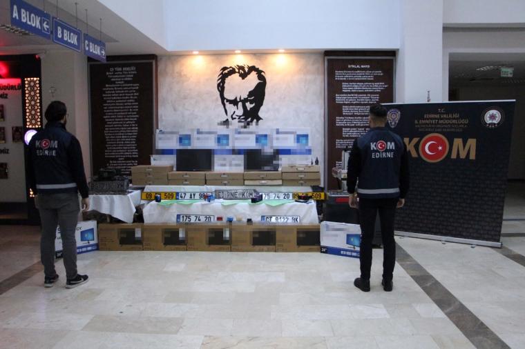 Edirne'de sahtecilik operasyonu: 9 gözaltı
