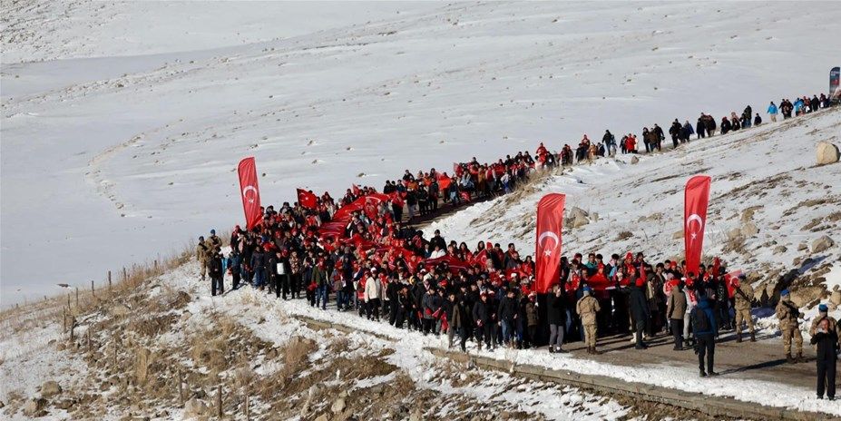 Sarıkamış'ta 110. yıl anma yürüyüşü - Birlik Haber Ajansı