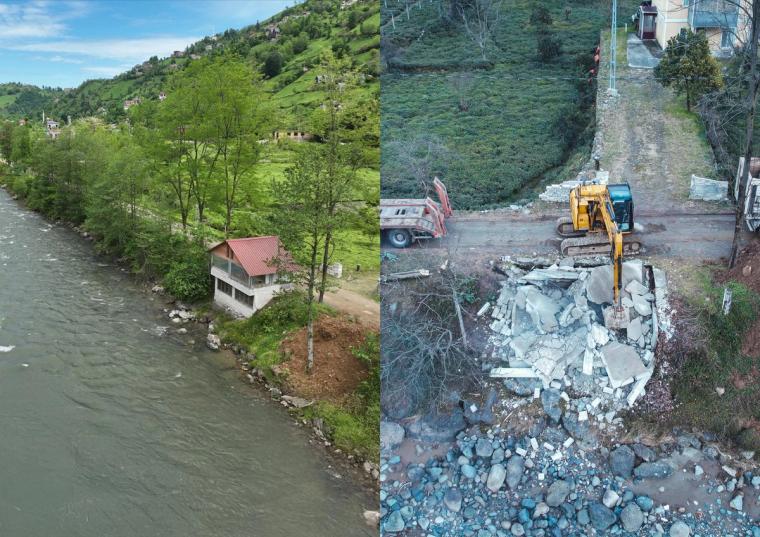 Fırtına Vadisi’ndeki kaçak yapılar yıkılıyor - Birlik Haber Ajansı