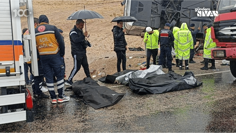 Sivas'taki Otobüs Kazasında Şoför Tutuklandı