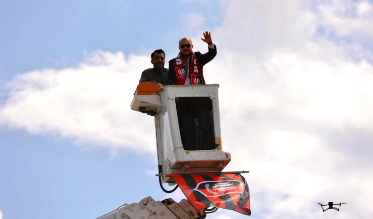 Uşakspor Kulüp Başkanı Kurnaz, engel tanımadı - Birlik Haber Ajansı