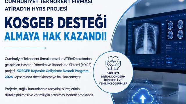 ATİRAD HYRS Projesine KOSGEB Desteği