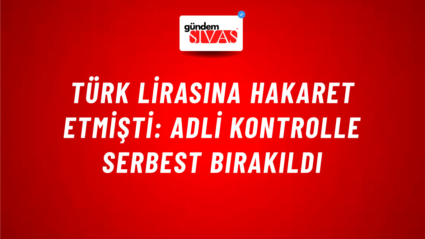 Türk lirasına hakaret etmişti: Adli kontrolle serbest bırakıldı