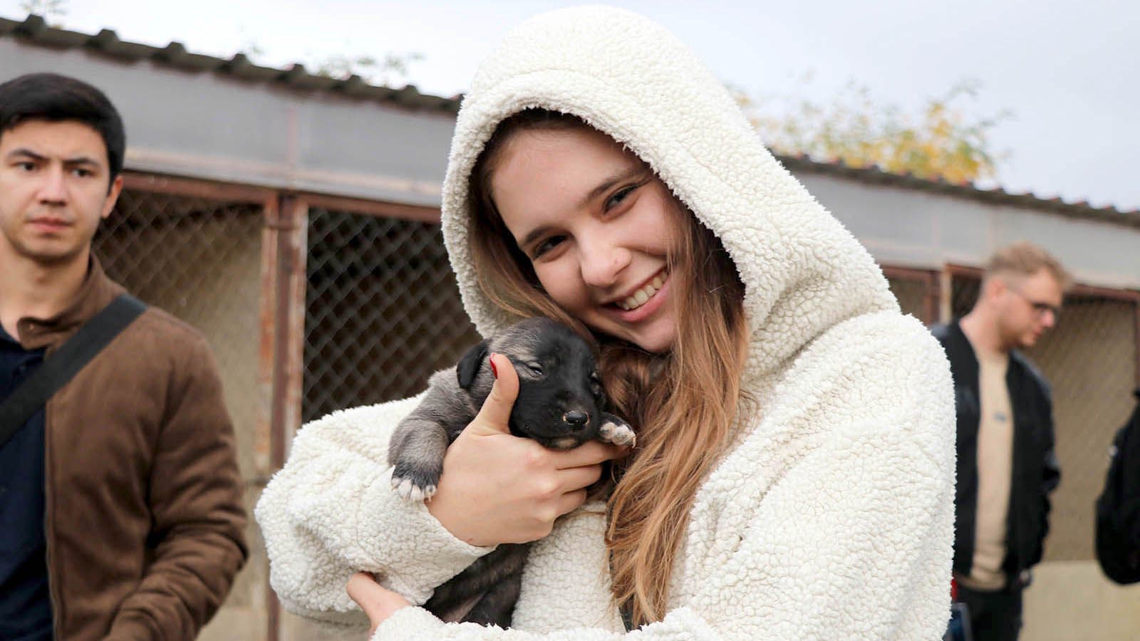 Erasmus öğrencileri Sivas’ta Kangal köpekleriyle tanıştı