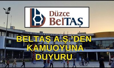 Düzce BELTAŞ “art niyetli ve yanıltıcı haberlere” tepki gösterdi - Birlik Haber Ajansı