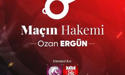 Sivasspor'un Keçiörengücü Maçının Hakem Görevlendirmesi Açıklandı