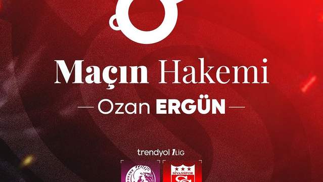 Sivasspor'un Keçiörengücü Maçının Hakem Görevlendirmesi Açıklandı