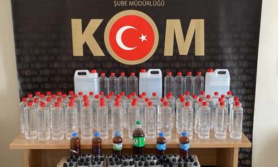 Sivas’ta Kaçak ve Sahte Alkole Büyük Darbe: Litrelerce Etil Alkol ve Üretim Kitleri Ele Geçirildi