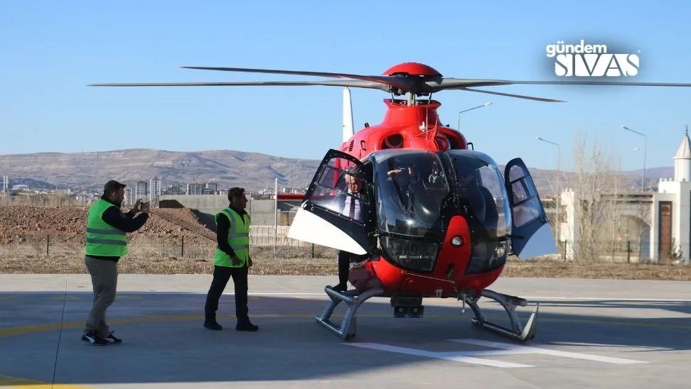 Ambulans Helikopter Sivas ve 3 İle Hizmet Verecek