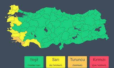 Batı ve Ege Kıyılarında Etkili Olacak Sağanak Yağış İçin Uyarı: Muğla'ya Turuncu Kod