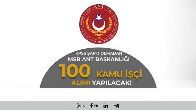 Sivas’a MSB’den Sürekli İşçi Alımı: Başvurular Başladı