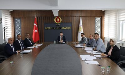 Sivas İl Özel İdaresi Haftalık Olağan İl Encümen Toplantısı Gerçekleştirildi