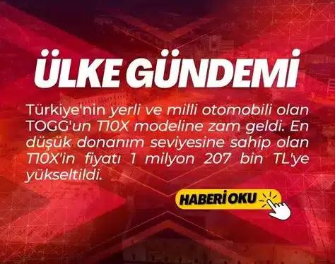 TOGG'a İlk Kez Zam Geldi!