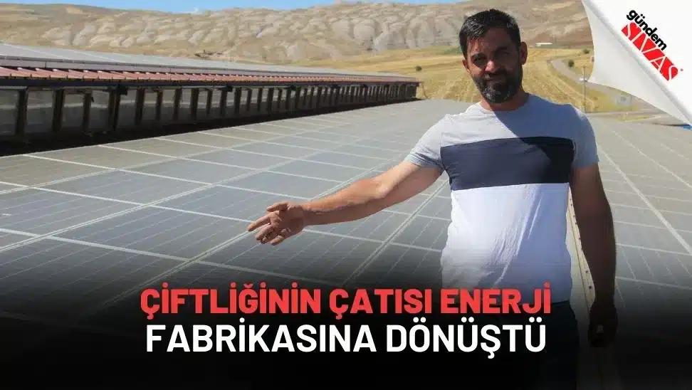 Çiftliğinin Çatısı Enerji Fabrikasına Dönüştü