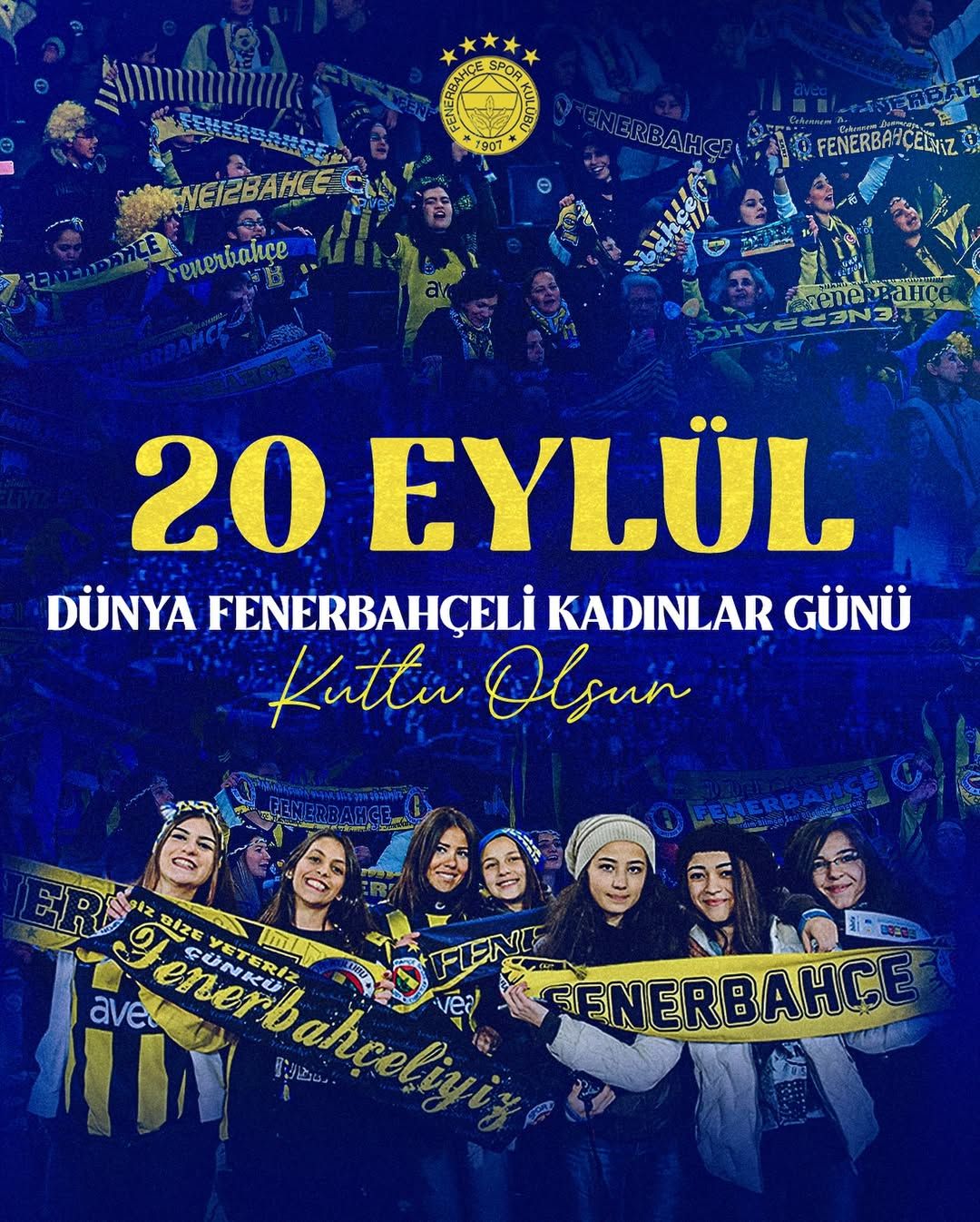 Fenerbahçe Taraftarının Unutulmaz Desteği: Dünya Fenerbahçeli Kadınlar Günü Kutlandı