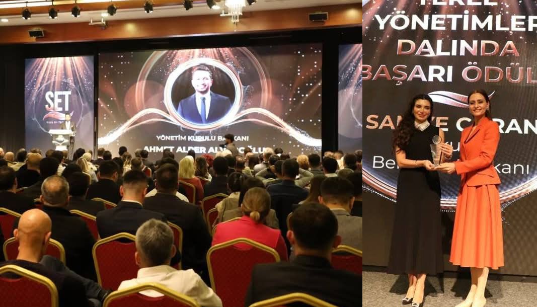 Korkuteli Belediye Başkanı Saniye Caran'a sürdürülebilir başarı ödülü