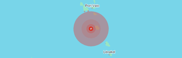 Pasifik Vanuatu'da 7,3 büyüklüğünde deprem, Tsunami Uyarısı Yapıldı