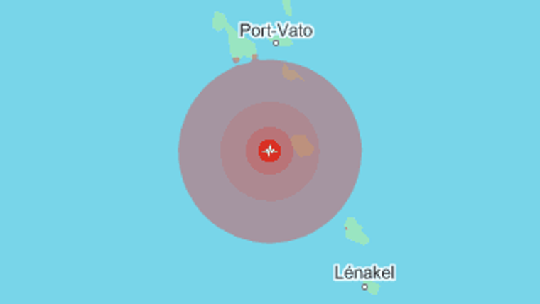 Pasifik Vanuatu'da 7,3 büyüklüğünde deprem, Tsunami Uyarısı Yapıldı