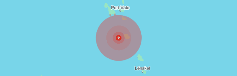 Pasifik Vanuatu'da 7,3 büyüklüğünde deprem, Tsunami Uyarısı Yapıldı