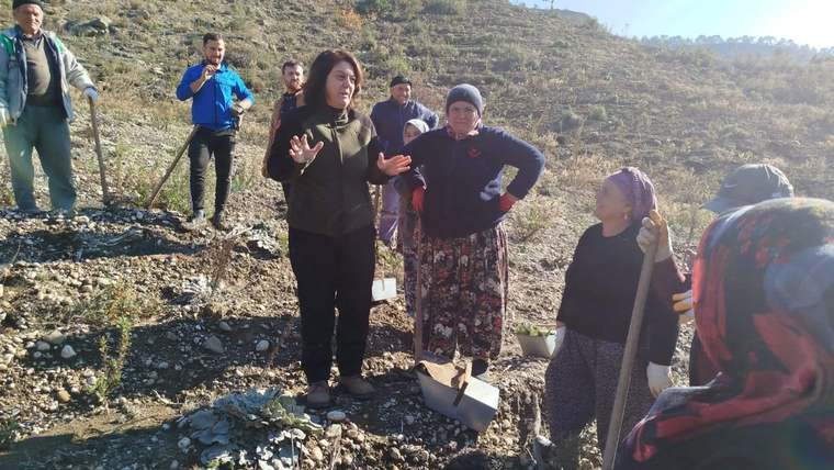 Isparta ‘da fidan dikim çalışmalarını devam ediyor