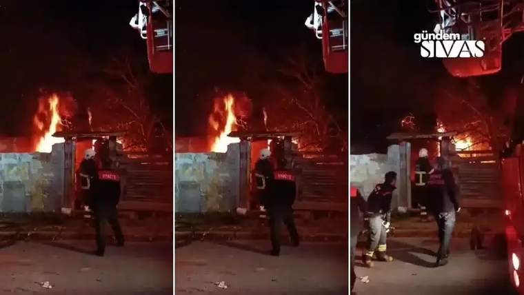 Esentepe'de Boş Evde Yangın!