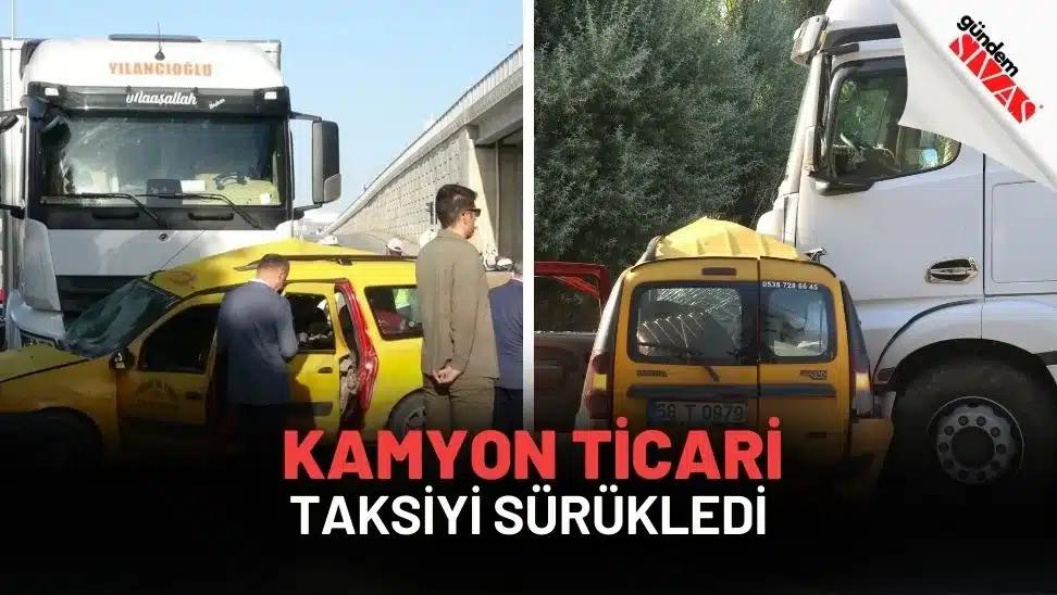 Kamyon, Ticari Taksiyi Sürükledi